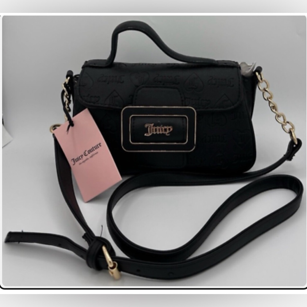 Juicy Couture, Style: Made You Look, Black, Flap Hand/Crossbody Purse/Bag
NWT